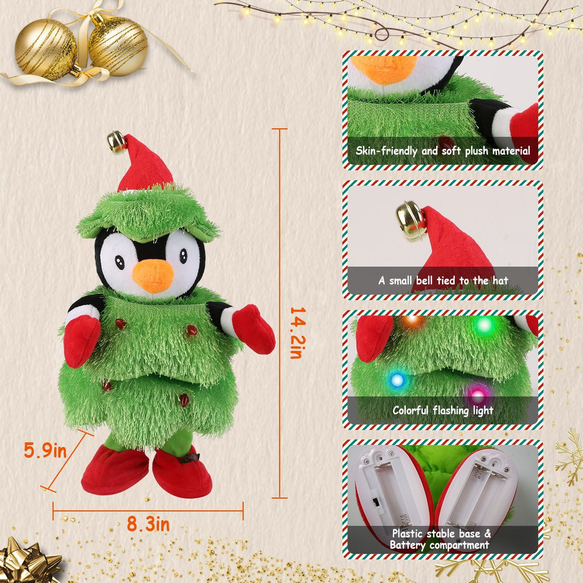 GBruno Electric Dancing Singing Plush Toy, photo 2 of 8