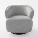 Swivel Barrel Accent Oversized Club Chair by HouseOfZazla