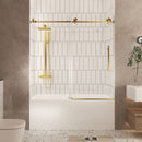 Frameless Shower Door, Smooth Sliding Tracks by HouseOfZazla