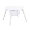 Children's Panel Table With 4 Chairs - White by HouseOfZazla