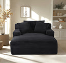 Cloudline - Oversized Chaise Lounge, Modern Comfy Couch With Full Foam Cushioning, Cozy Sleeper Sofabed by HouseOfZazla