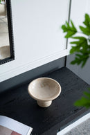 7x7x4" Round Marble Pedestal Fruit Bowl by HouseOfZazla