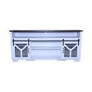 Stylish 65.3" TV Stand with LED Light Strips