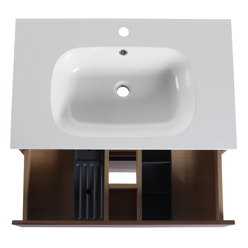 30" Bathroom Vanity With Gel Basin Top (G-BNO)