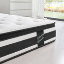 Full Size Hybrid Mattress Breathable Cool Knitted Fabric Cover Soft Memory Foam Individual Pocket Spring CetriPUR-US