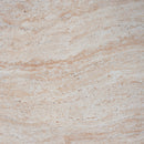 Outdoor / Indoor Lightweight Concrete Side Table, Cylinder Travertine Finish Accent Table - Beige