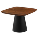 Duncan - 2 Piece Coffee Table Set With Sculpted Bases - Walnut by HouseOfZazla