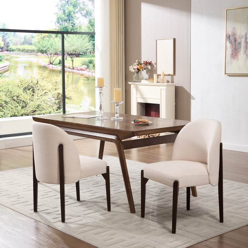 Wooden Dining Chairs Set of 2, photo 7 of 10