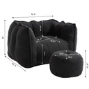Soft Bean Bag Chair With High Resilient Foam by Unique Piece Furniture