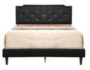 Button Tufted Bed Charming For Cozy Spaces by Unique Piece Furniture