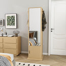360° Rotating Makeup Cabinet With Full Length Mirror by HouseOfZazla
