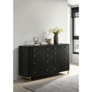 Anser - 8 Drawer Dresser - Black by HouseOfZazla