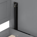 Murphy Bed With Desk, LED Lights & USB Charging Station by HouseOfZazla
