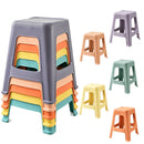 5 Pack Stackable Classroom Stools, 18.8" Height Colorful Nesting Plastic Stool by HouseOfZazla