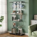 Display Cabinet With Shelf Double Doors And Lock by Unique Piece Furniture