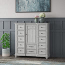 22 Drawer Master Chest With Cabinet - Gray by HouseOfZazla