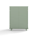 Minimalist Buffet Cabinet With Double Glass Doors And Drawer by HouseOfZazla