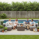 Wicker Sectional Seating Group With Cushions by HouseOfZazla