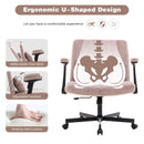 Criss Cross Armrest Office Chair With Wheels by HouseOfZazla