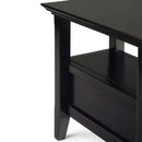 Amherst - Narrow Side Table - Hickory Brown by HouseOfZazla