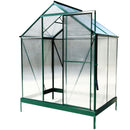 Polycarbonate house, Heavy Duty Outdoor Aluminum Walk-In House Kit With Rain Gutter, Vent And Door For Backyard Garden by HouseOfZazla