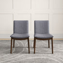 Laura - Mid-Century Modern Solid Wood Dining Chair (Set of 2) by Unique Piece Furniture