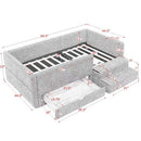 Safe Kids Bed With Guardrails And Storage by HouseOfZazla