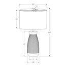 Lighting, Table Lamp, Ceramic, Resin, Contemporary - Cream