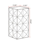 Walker Edison | Modern Embossed Pattern Side Table