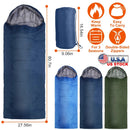 Camping Sleeping Bag for 3-Season Outdoor Use by LJGDeals