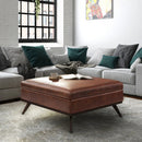 Owen - Multifunctional Square Coffee Table Storage Ottoman by Unique Piece Furniture