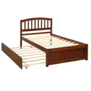 Platform Bed Wood Bed Frame With Trundle by HouseOfZazla