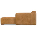 Brazilian Handcrafted Genuine Aniline Leather Sectional Sofa