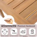 Outdoor 2-Piece Acacia Wood Patio Chat Set by HouseOfZazla