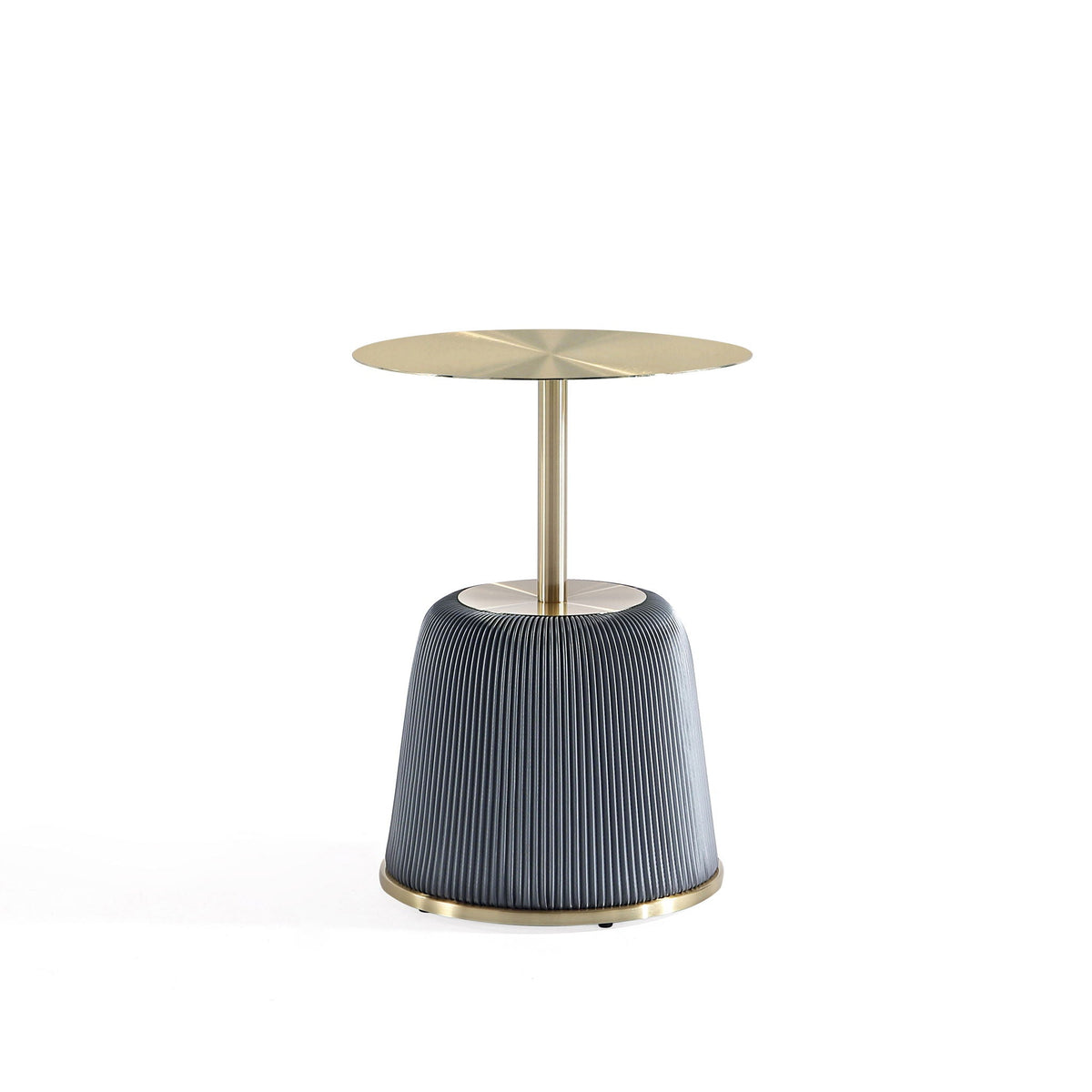 Anderson - Upholstered End Table With Round Top, photo 2 of 16