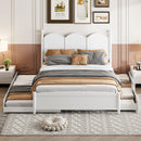 Platform Bed With With 2 Big Drawers And Trundle by Unique Piece Furniture