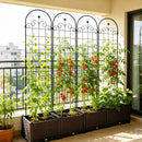 4 Pack Metal Garden Trellis for Climbing Plants