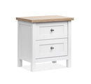 Windmill Harbour - Drawer Nightstand - White Whisp And Sand by Unique Piece Furniture