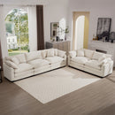 Elegant Oversized Sectional Sofa Set With Deep Seats And Flexible Layout by HouseOfZazla
