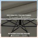 Modern Style Outdoor Hanging Cantilever Umbrella