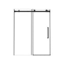 Frameless Single Sliding Shower Door, Square Tube Track by HouseOfZazla