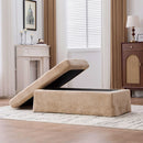 Ottoman Foot Stool With Metal Legs by Unique Piece Furniture