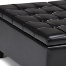 Harrison - Large Coffee Table Storage Ottoman by HouseOfZazla