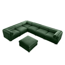 Contemporary Elegant Sofa With Storage And Ottoman by HouseOfZazla