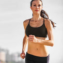 Women Sport Bras with Removable Pads, Low-Impact Square Neck by LJGDeals