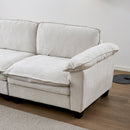 Luxury Chenille Upholstered Loveseat Couch