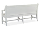 Heron Cove - Bench With Back - Chalk White