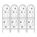 4 Pack Metal Garden Trellis for Climbing Plants