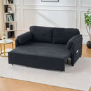 Convertible Pull Out Sofa Bed Queen Size, 3 In 1 With Side Storage by Unique Piece Furniture