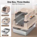 Stainless Steel Cat Litter Box Big Size by HouseOfZazla
